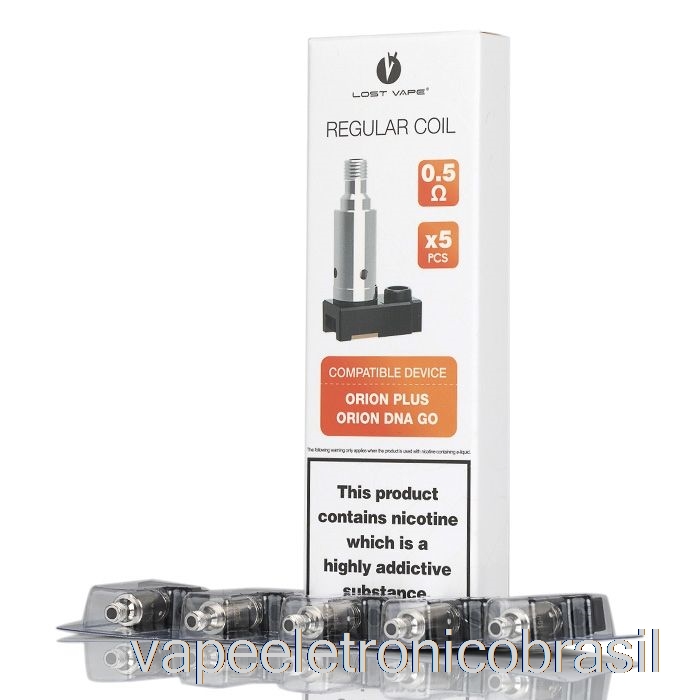 Vape Recarregável Vape Perdido Orion Plus Bobinas De Reposição 0,5ohm Bobinas Occ Regulares